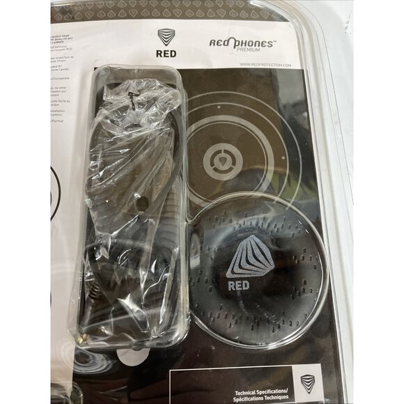 Red Redphones Premium Dj Headphones Black Brand New! - Picture 7 of 8